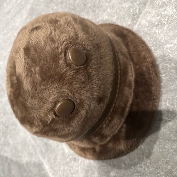 Vintage Christian Dior Chapeaux Fur Hat Mink Brown Paris New York - Picture 4 of 6